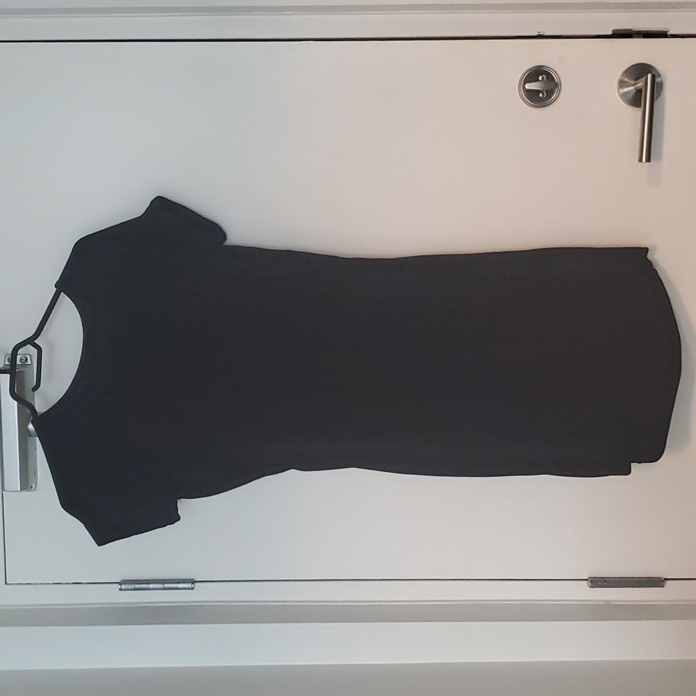 Workshop T-shirt dress, Black, Size Small